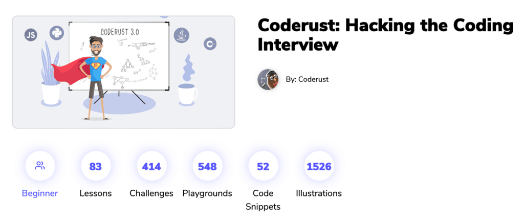  coderust vs grokking ważne statystyki dla coderust