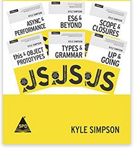 6 books from the You Don't Know JavaScript series by Kyle Simpson