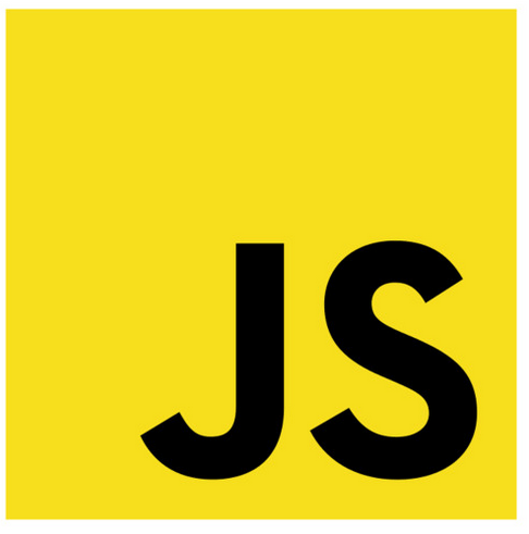 yellow square with black JS JavaScript sticker
