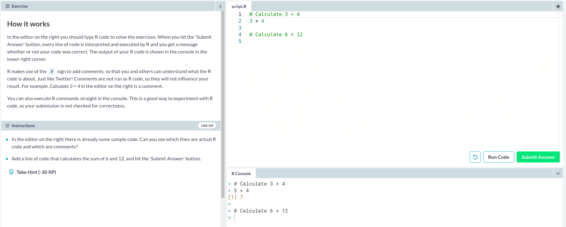 Datacamp Introduction To R Programming R Basics Course Review 