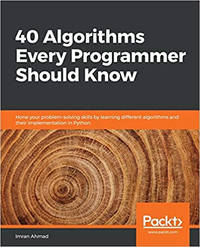 FANG interview prep book 40 algorithms every programmer should know with wood rings