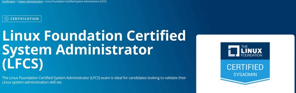 System Administration - Linux Foundation - Training