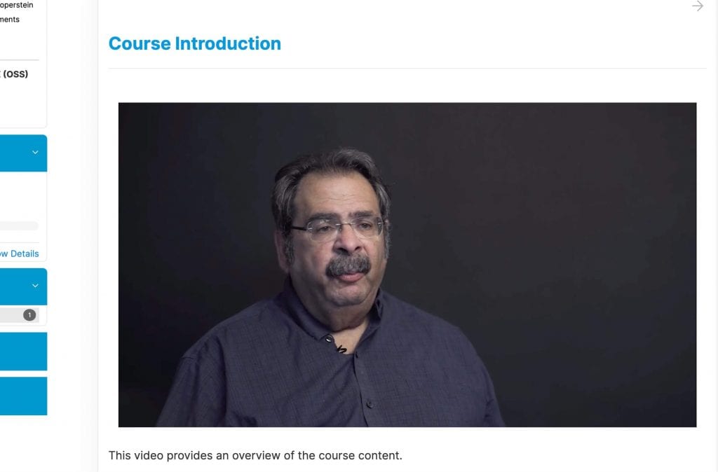 the linux foundation training review video lesson man with glasses and mustache giving lecture