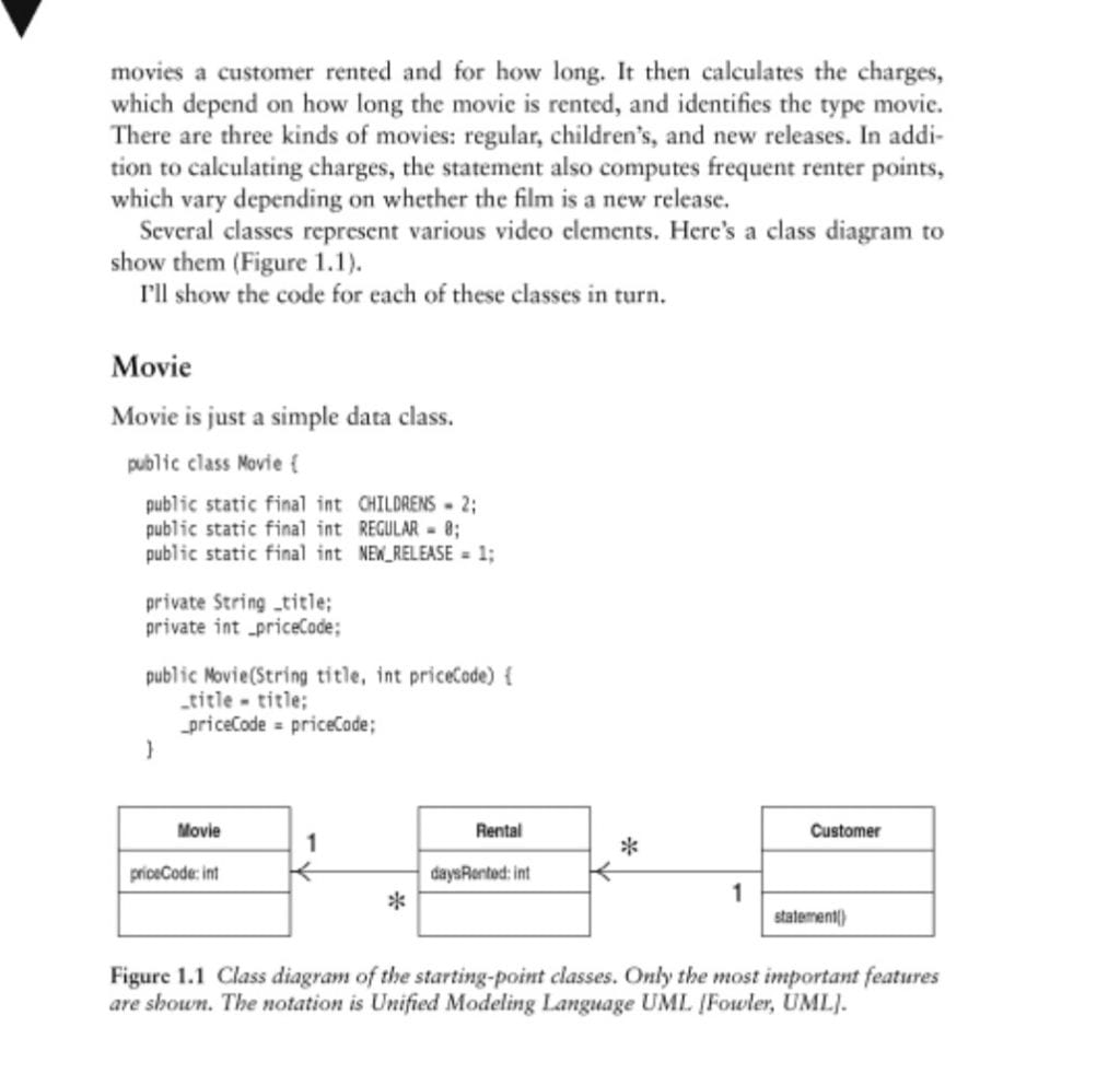 code sample in java