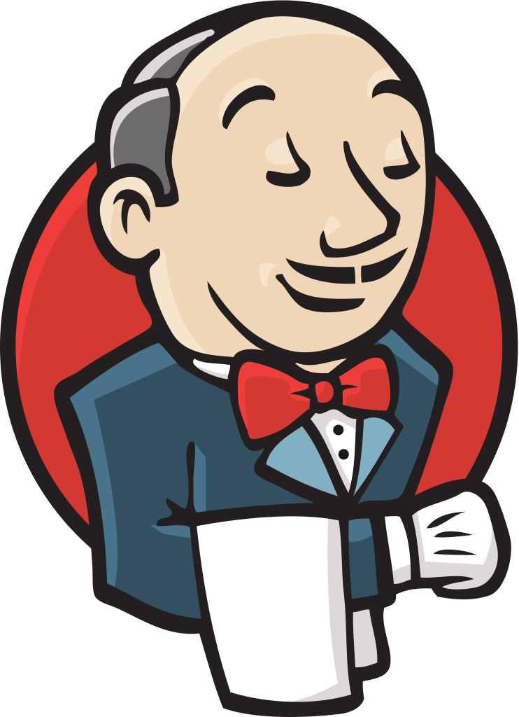 jenkins ci logo butler with towel and suit and tie