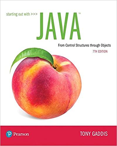 Starting Out With Java book cover with peach