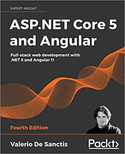 asp.net core 5 and angular book cover