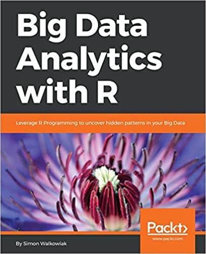 big data analytics with R book cover with flower