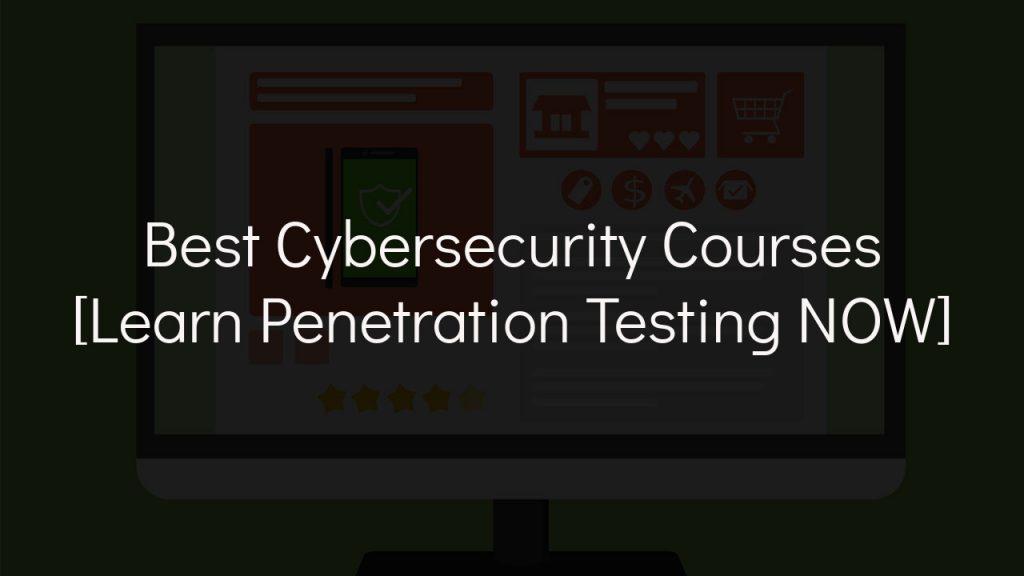 best cybersecurity courses with faded black background