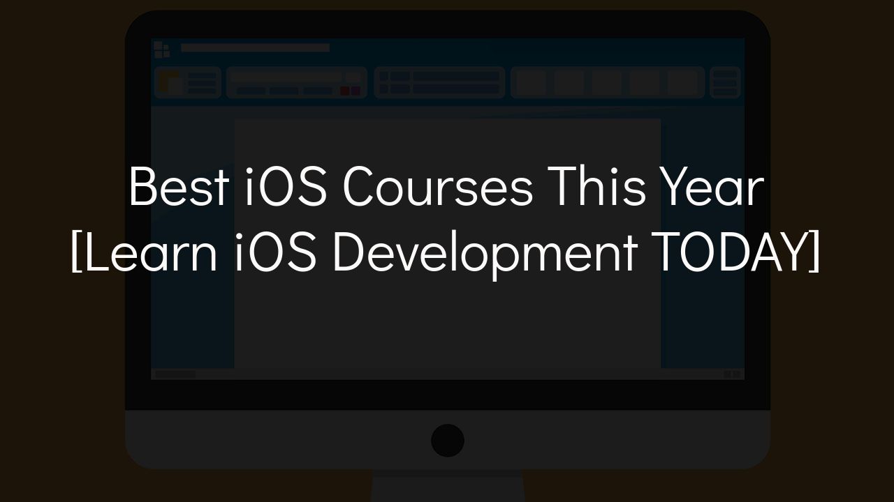 23 Best IOS Courses In 2024 Learn IOS Development TODAY   Best Ios Courses Newest 