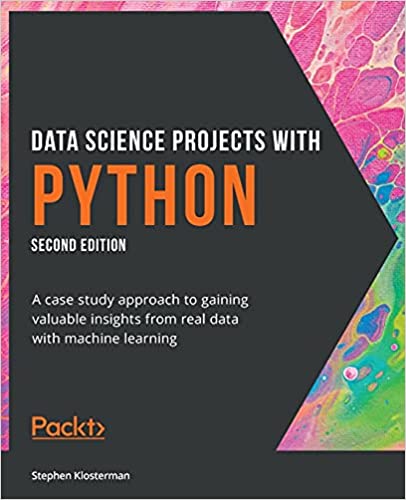 data science projects with python book cover