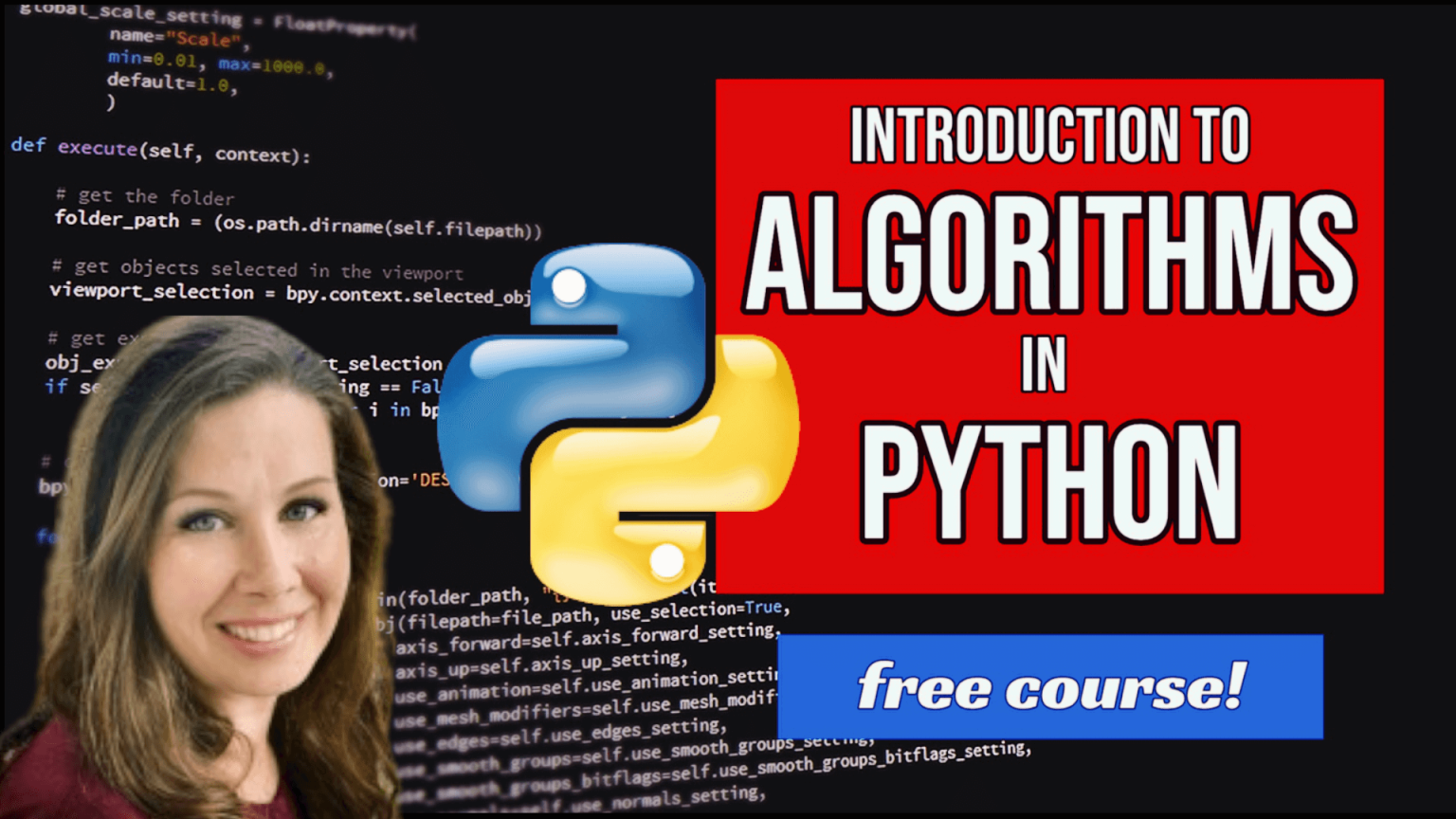 Introduction to Algorithms in Python - FREE COURSE - RealToughCandy